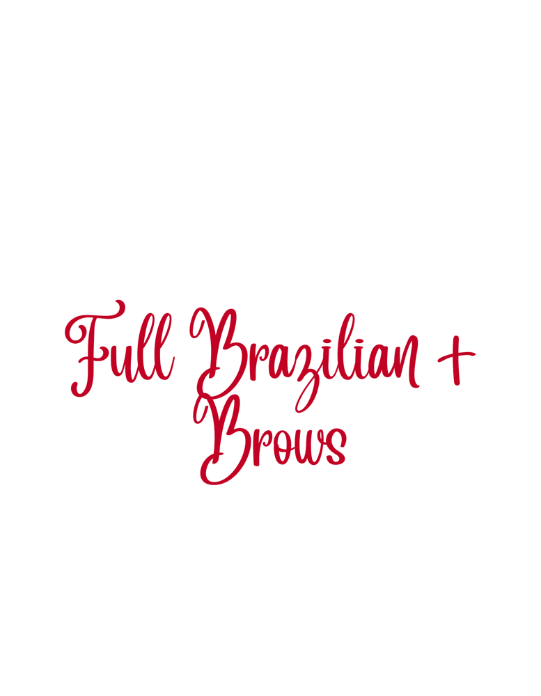 ❗️Full Brazilian + Brows❗️