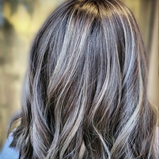 Color Touch-Up + Partial Highlight at Erica Faye Hair in Spokane, WA