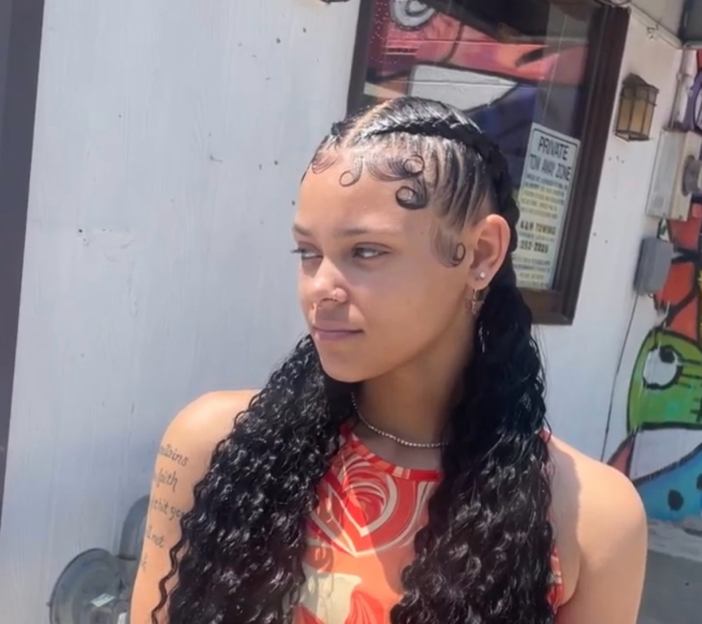2 Braids Into Pigtails🐽 at Ultra Touch in Cleveland, OH