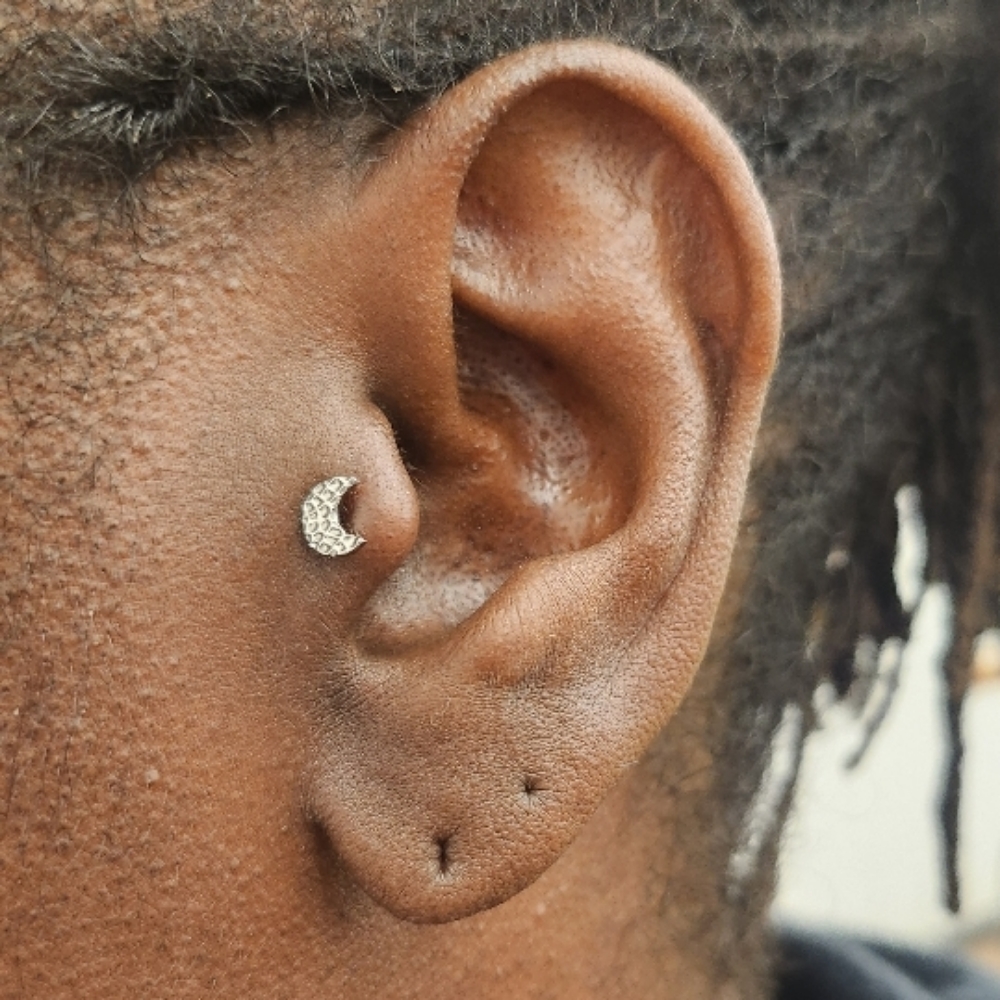 Tragus Piercing at Sagrado Salon and Skin in Richland, WA