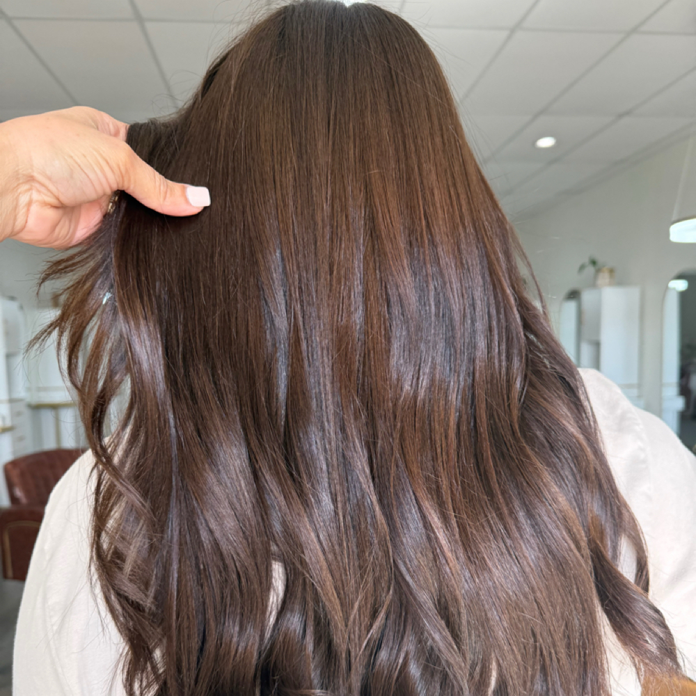 Roller set Dominican Blowout at Sunny Beauty Salon in Charlotte, NC