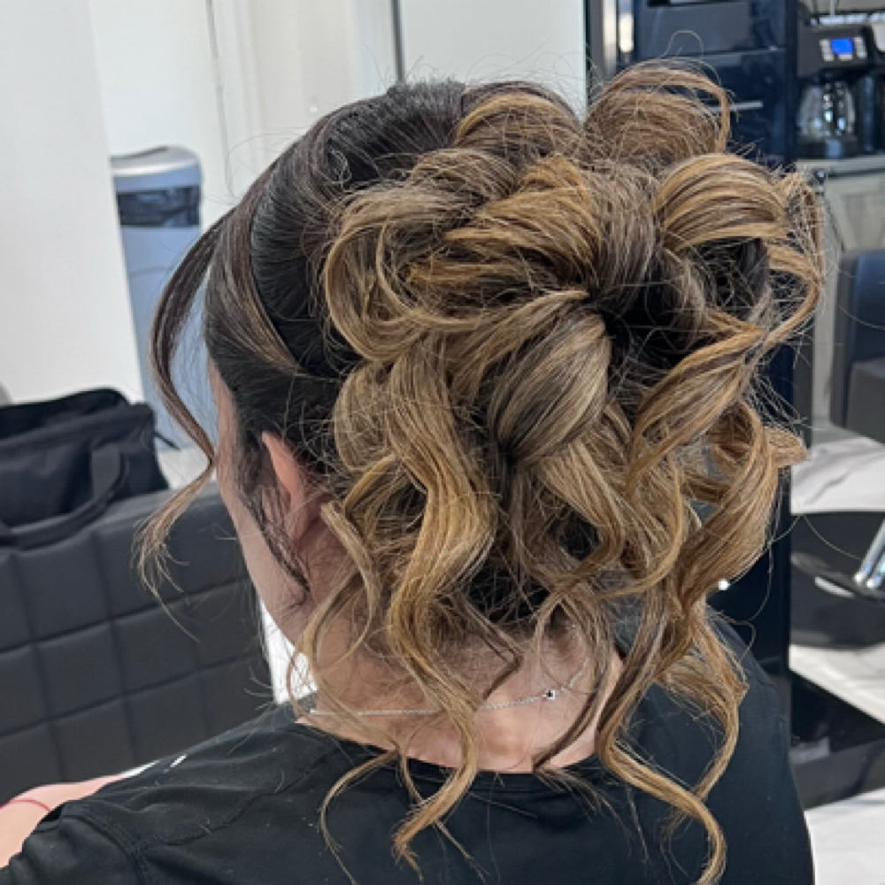 Formal Updo at Mane Presence Hairdressing by Yonelie in Fort Worth, TX