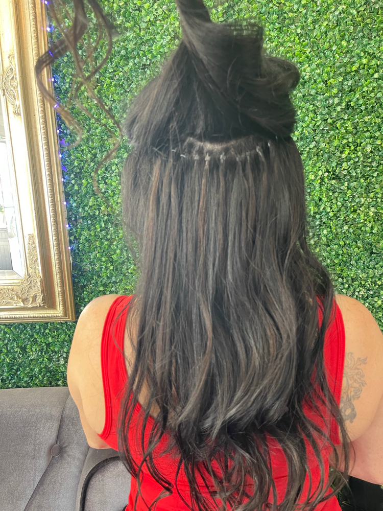 I-tip Hair Extension Install