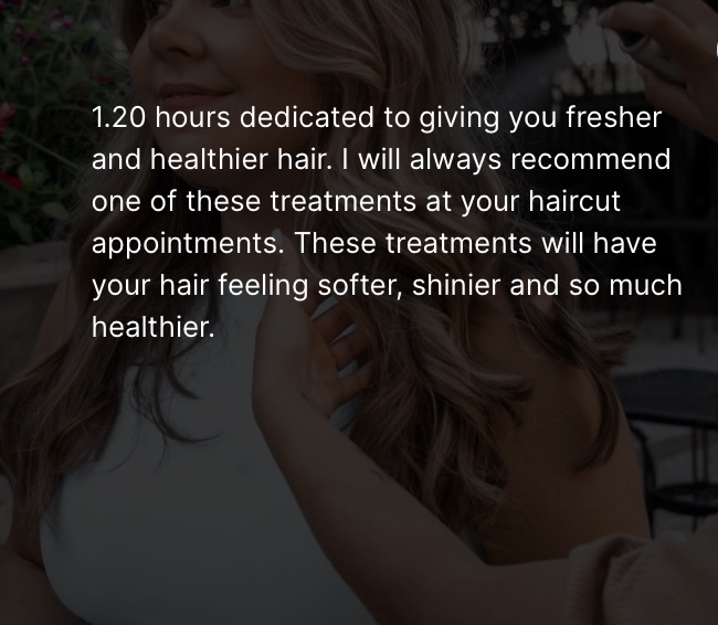 CUT & HYDRATE OR REPAIR TREATMENT