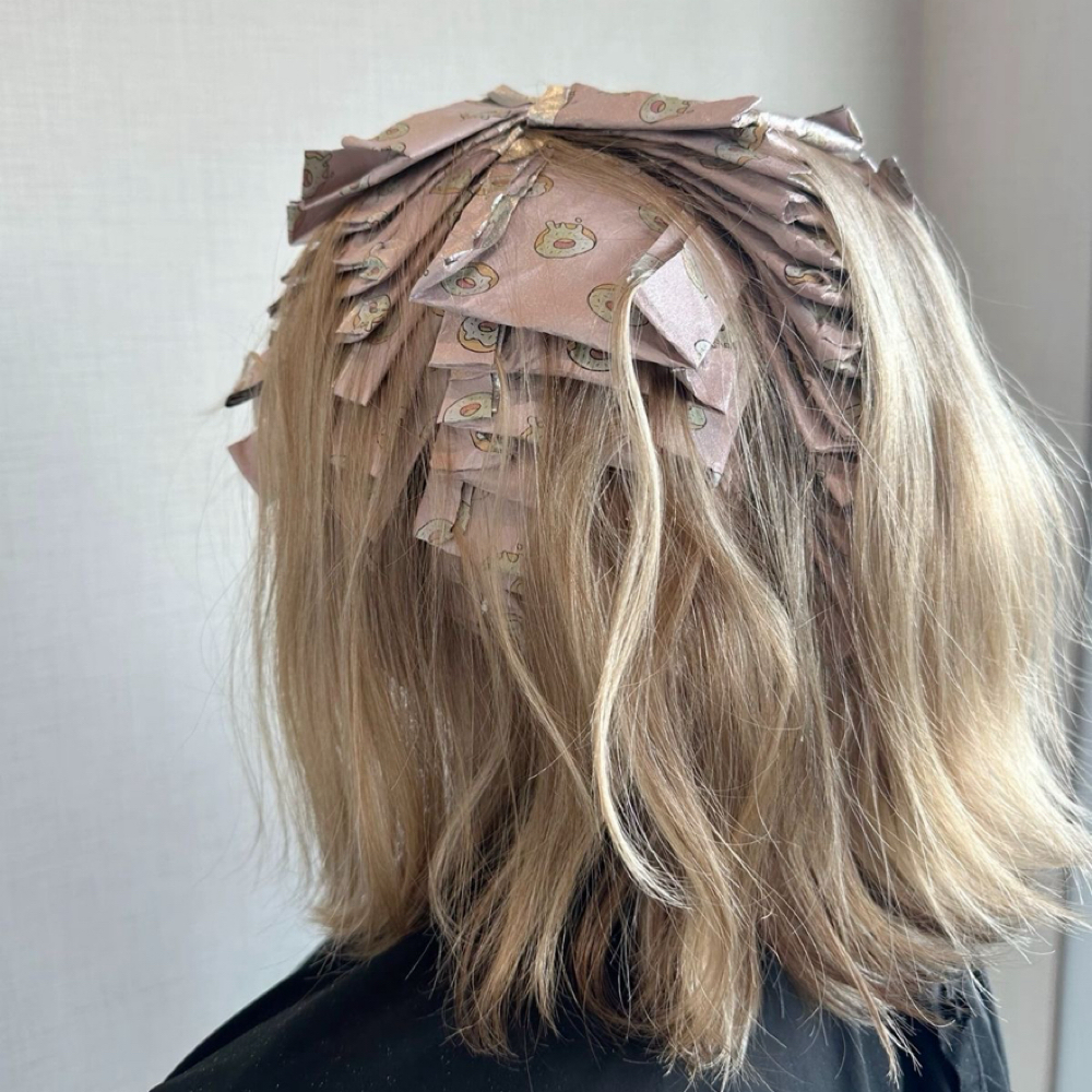 Heavy Partial Highlight at Gina’s Hair Room in Haltom City, TX