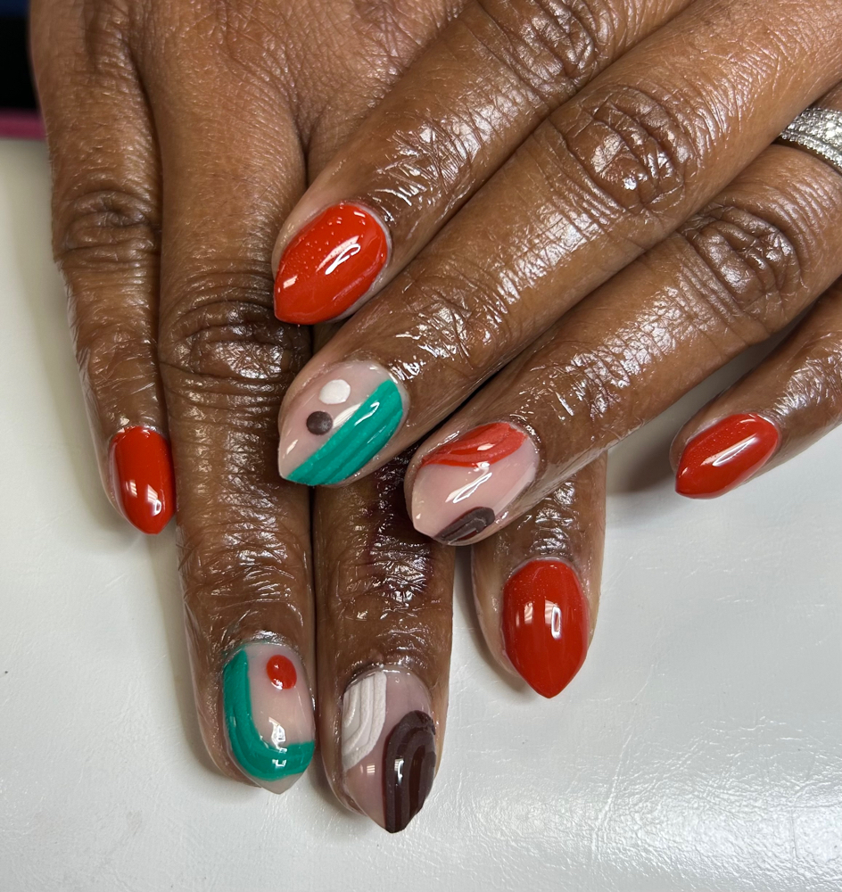 Nail Art ( 6 Nails Designs)