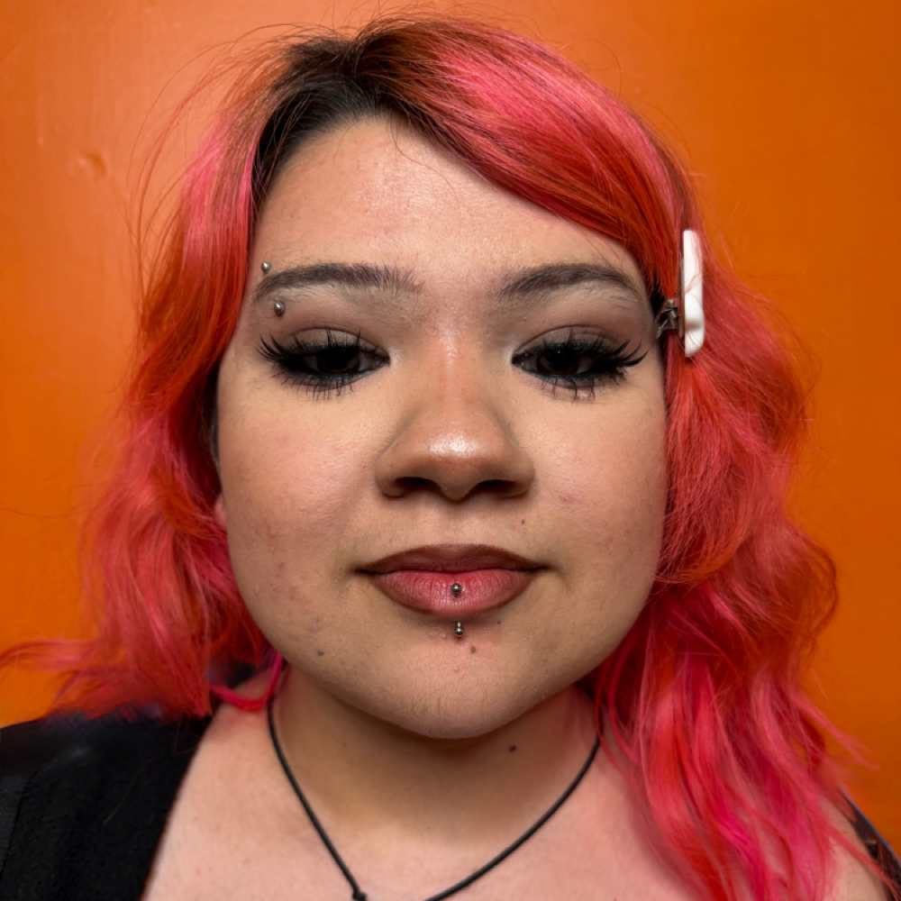 Vertical Labret Piercing at Revision Body Art in Covina, CA