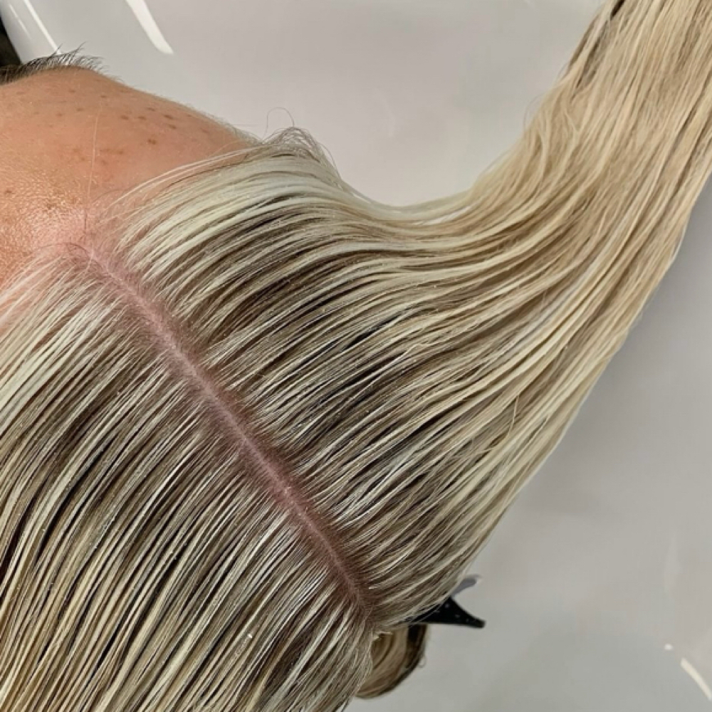 The Transformation Blonde at The Mane Strand in Wexford, PA