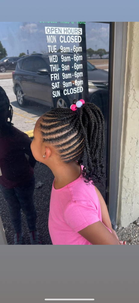 Kids Ponytail Under 11 at Goddess Stylez in Sealy, TX