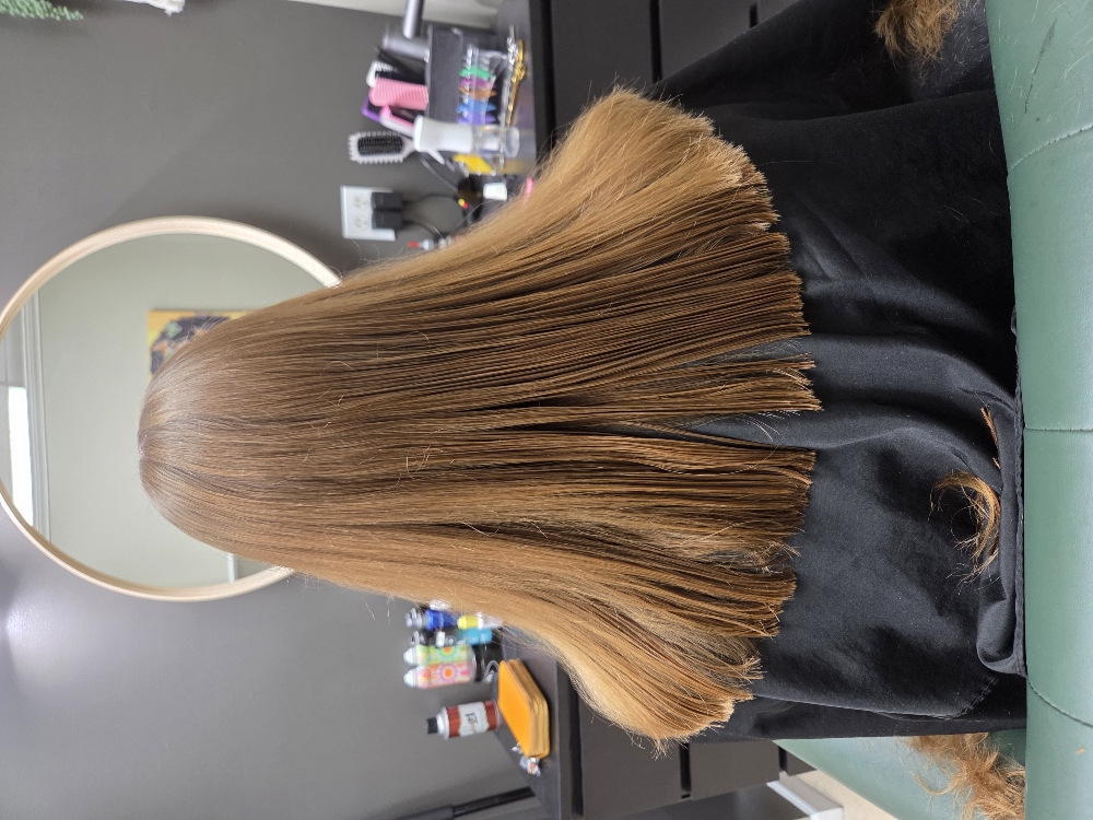 Scissor Haircut at Megan The Stylist in Germantown Hills, IL