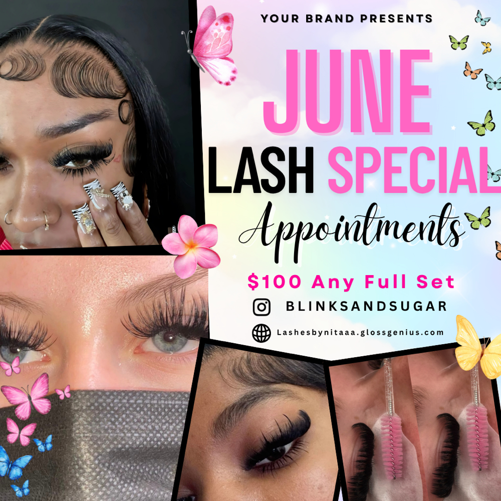 June SPECIAL💕 at Blinks & Sugar in Bonney Lake, WA
