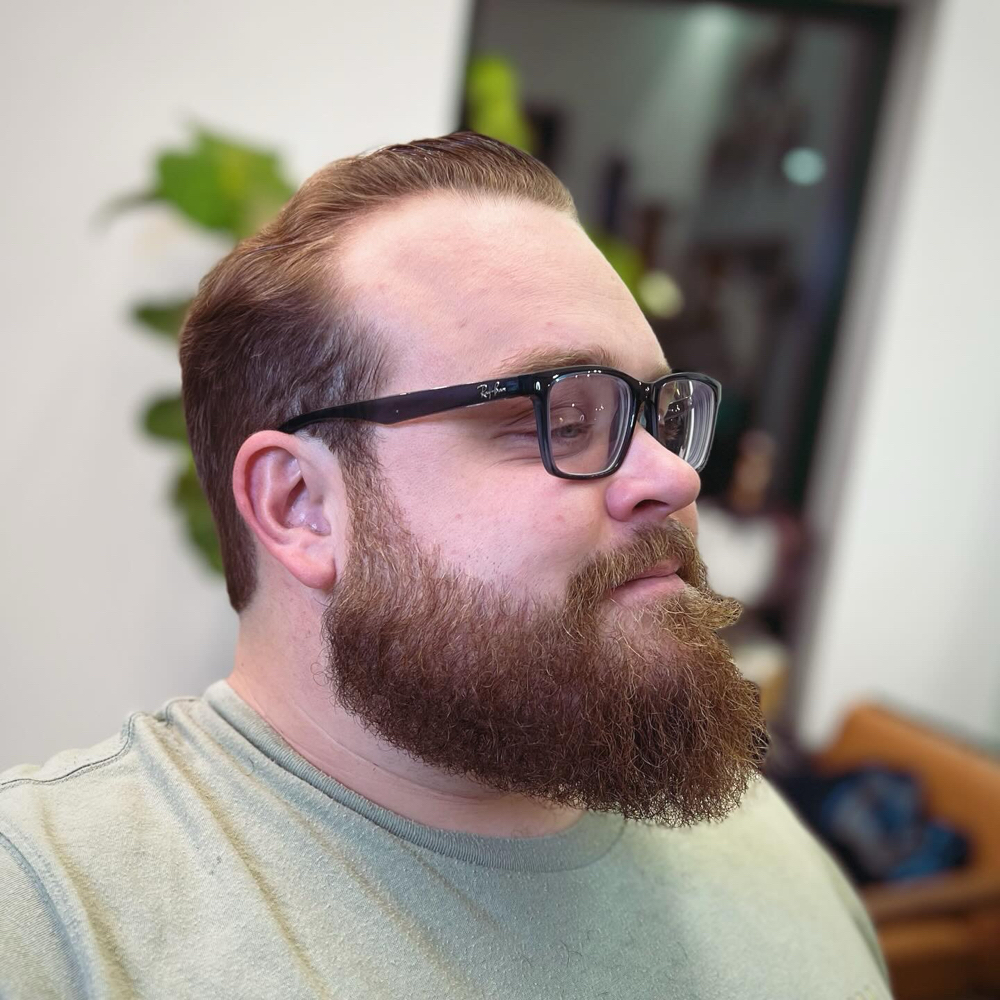 Classic Barber Cut + Beardwork