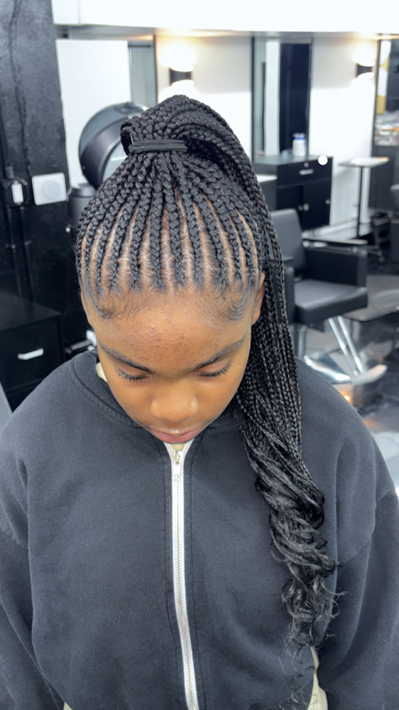 Feed in Ponytail Small