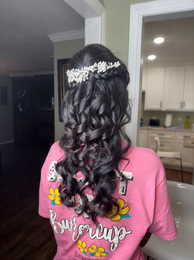 Boho Style/ Half Updo