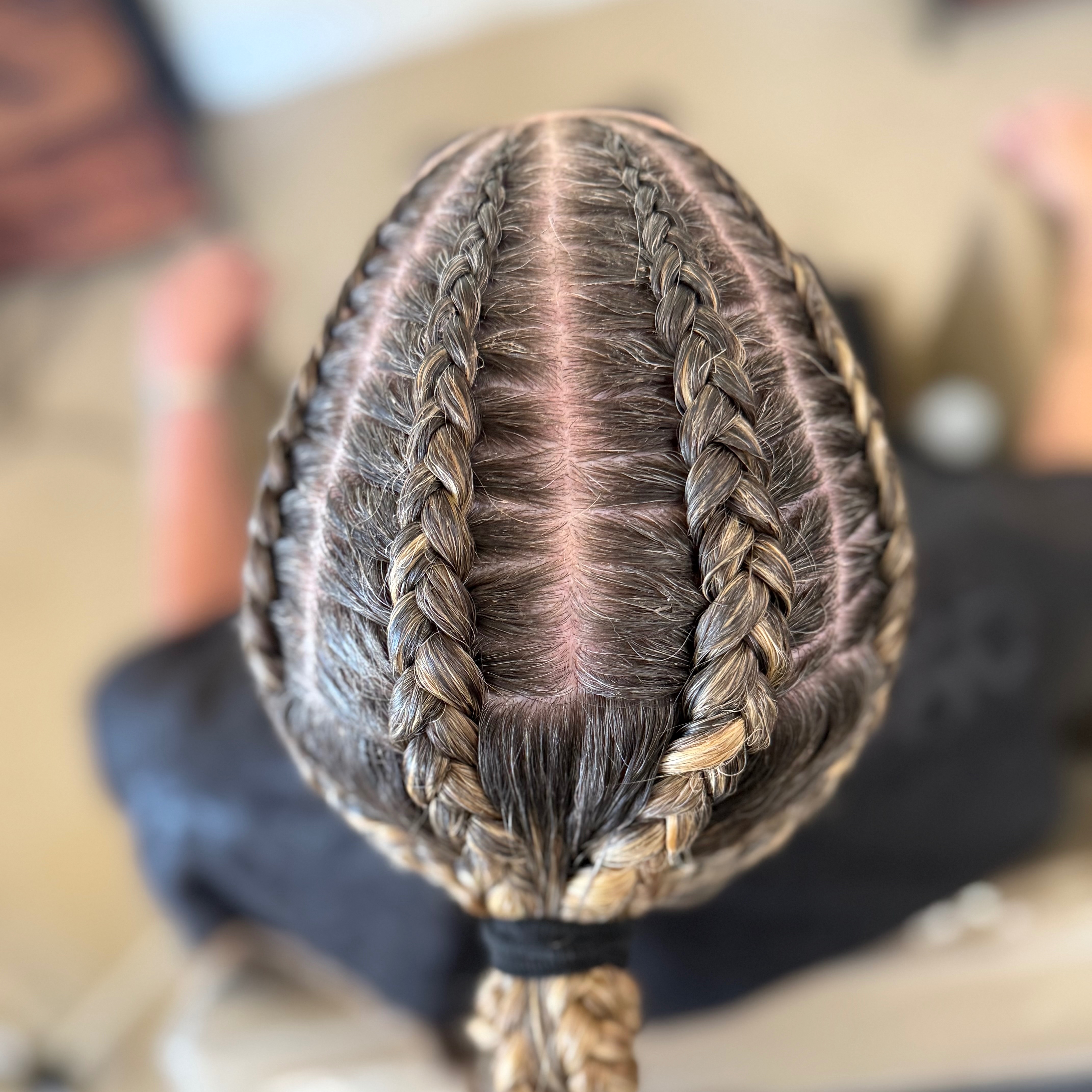 Accent braids at All About Me Beauty Bar in Labelle, FL