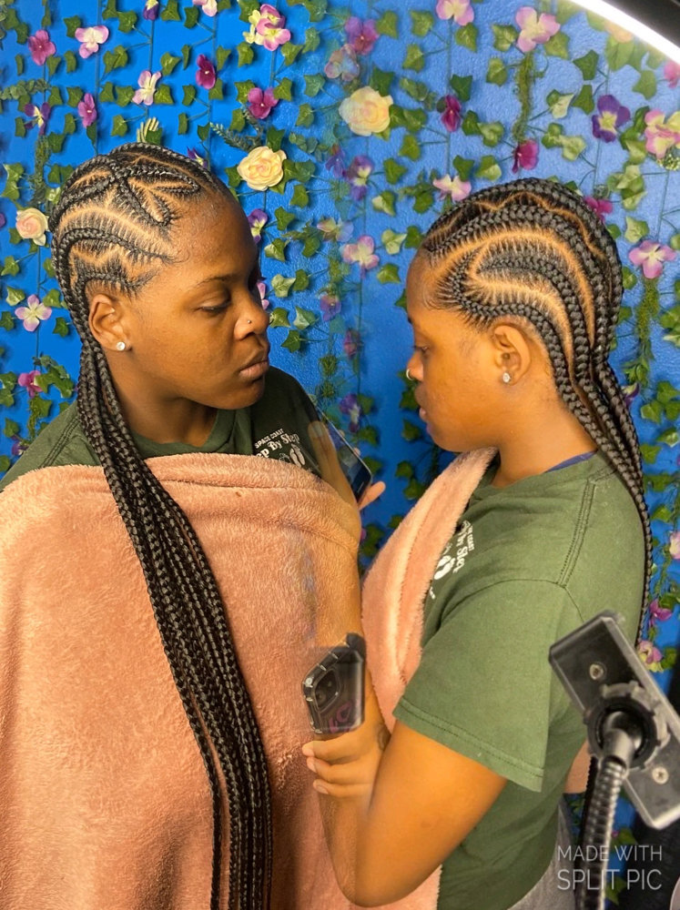 Large Freestyle Stitch Braids