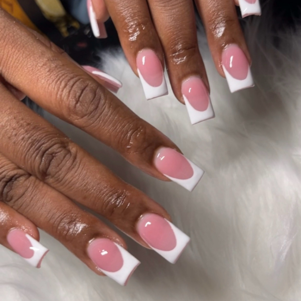 Short W/french at URBEAUTINAILS in Nashville, TN