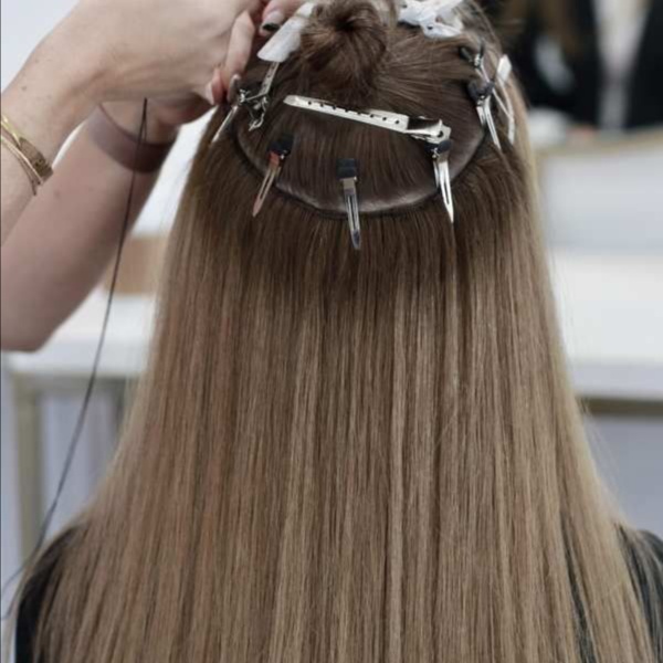 Luxury Hair Extensions Installation at Rio Salon in Tucson, AZ