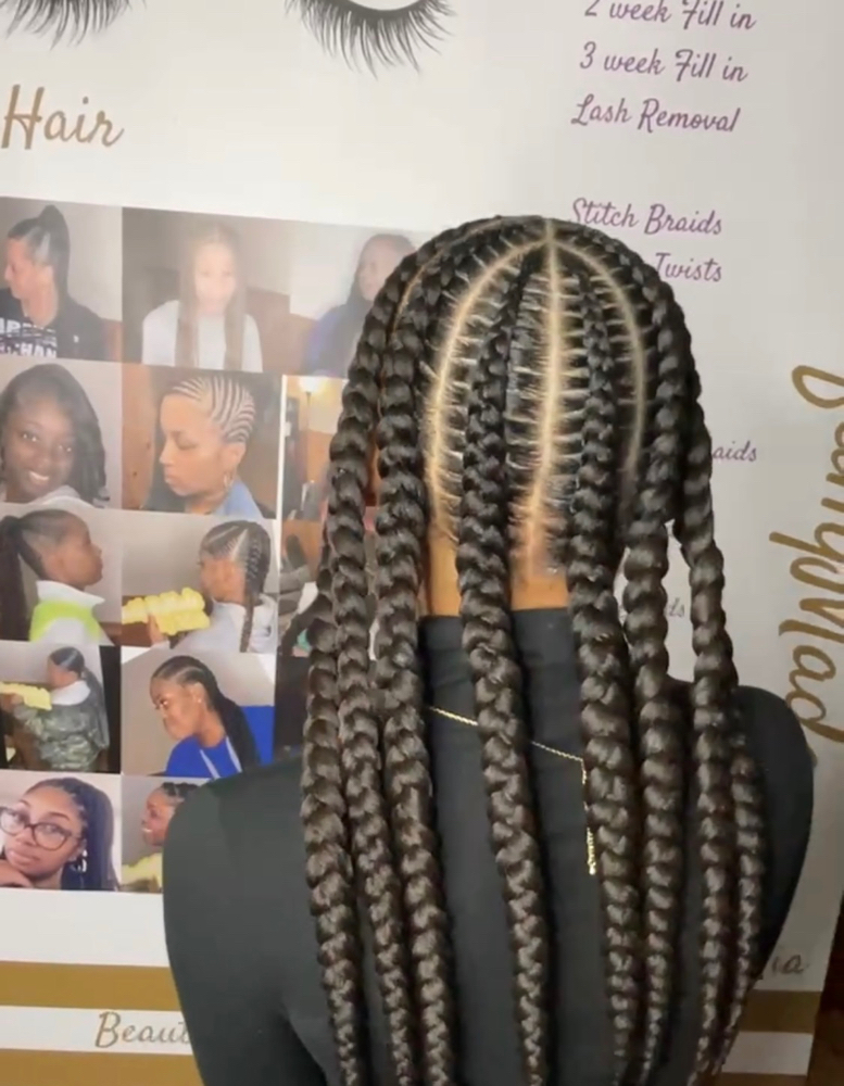 Pop Smoke Braids w/weave