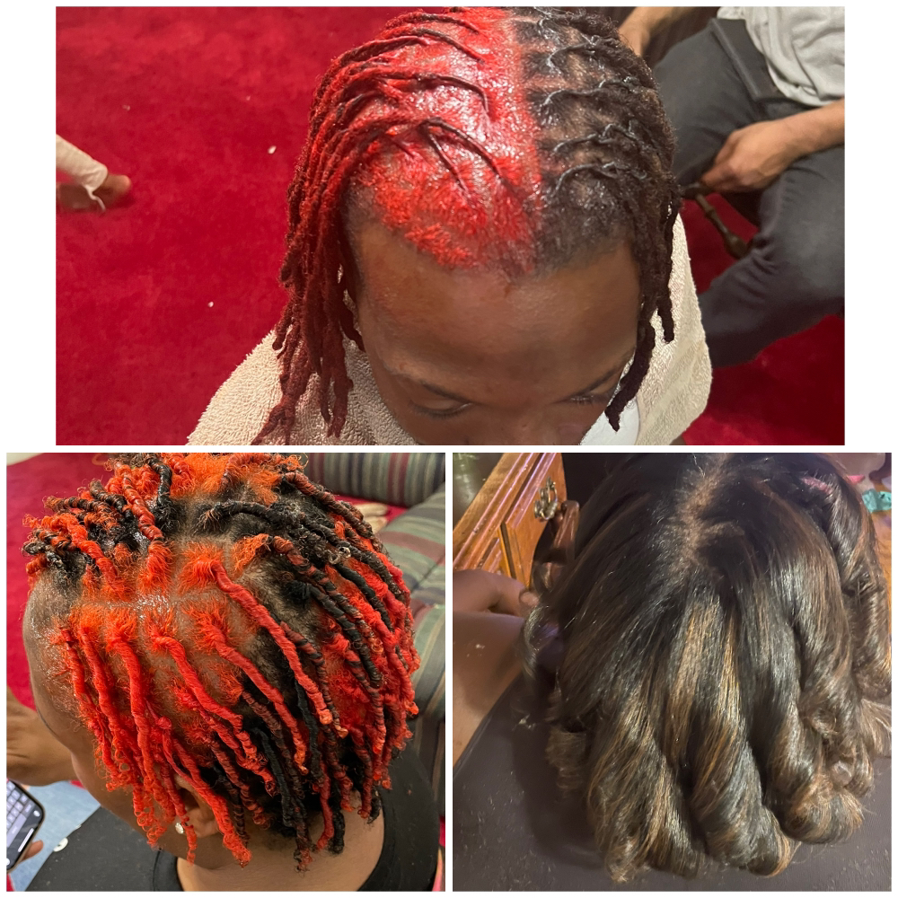 Hair Color Service With Any Style