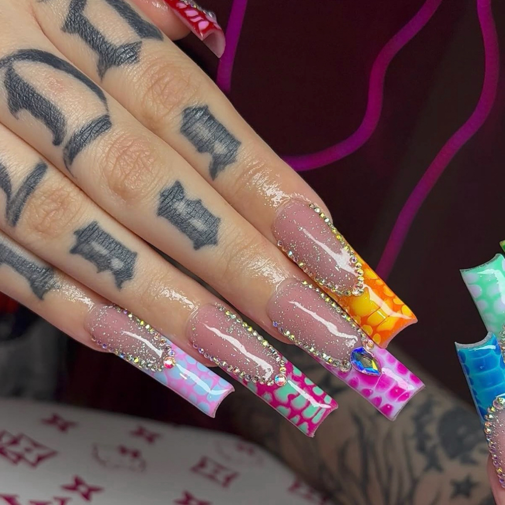 Extra Long Full Set at Nails By Mary Jane in Hanford, CA