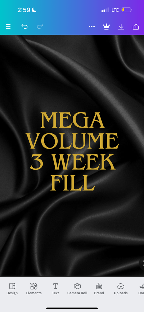 Mega Volume 3 week fill