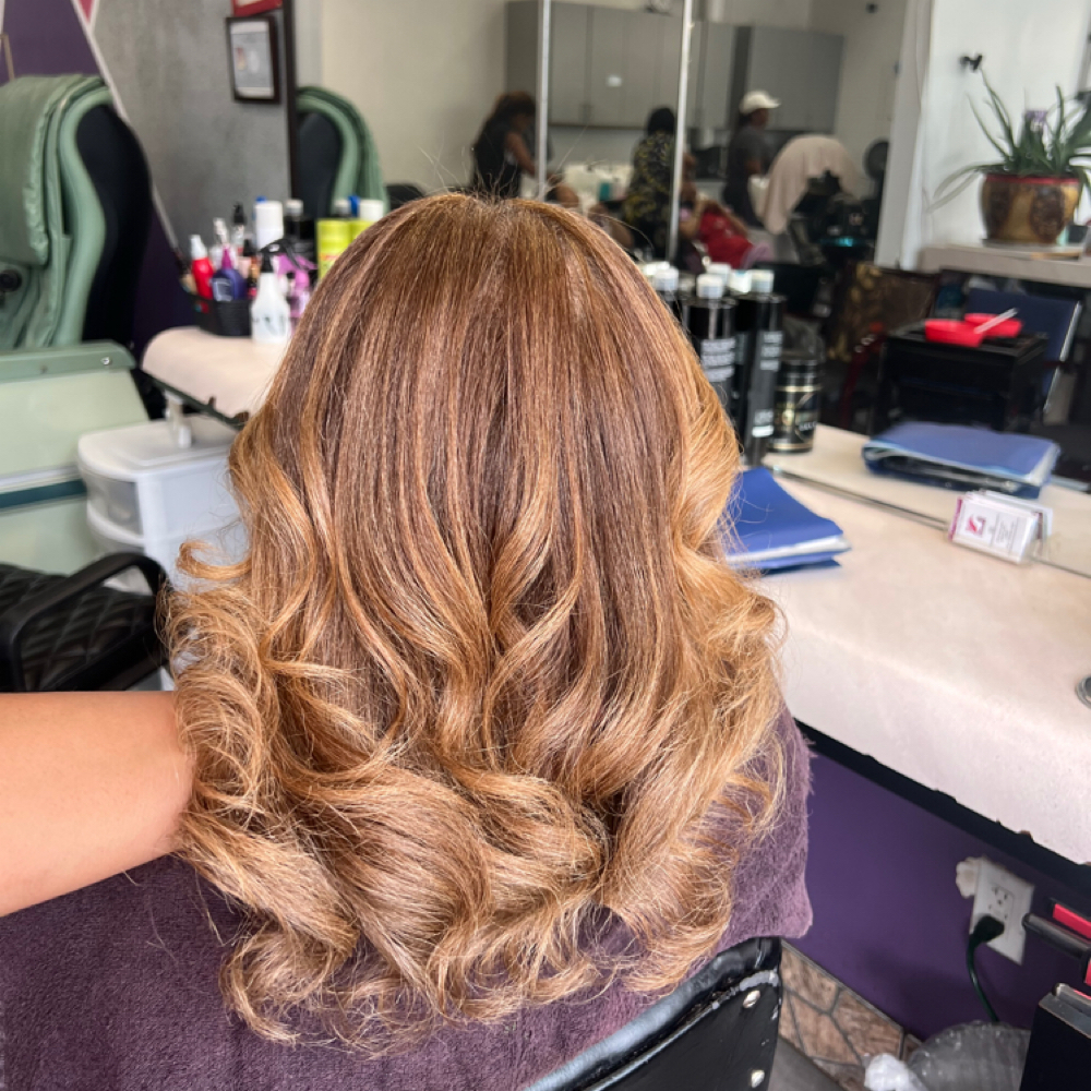 Balayage at Glo Luxe Beauty in New Rochelle, NY