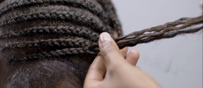 Braid let down / extension removal at IEBIA STYLES in Wasilla, AK