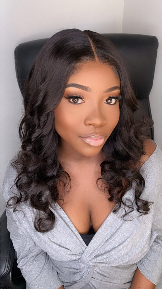 Glam Look & Wig Install