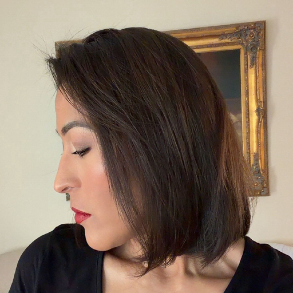 Root Retouch & Haircut at Ariana Holman Beauty Studio in Fleming Island, FL