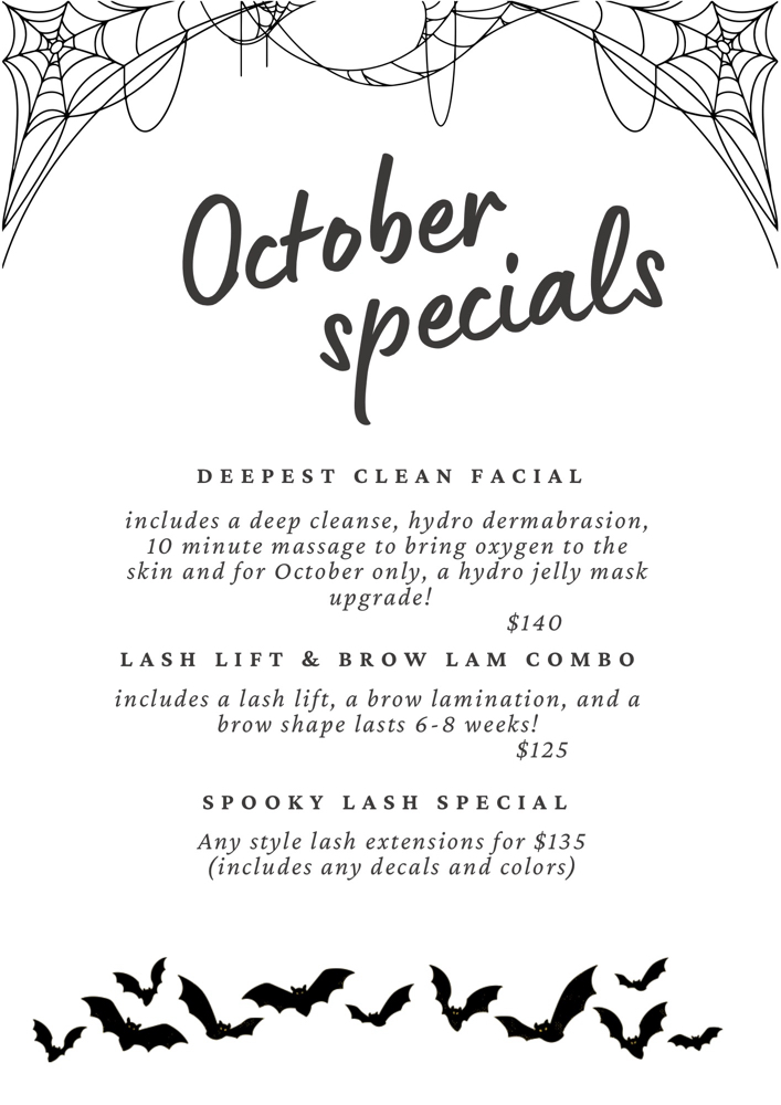 October Lash Lift+Brow Lam Special