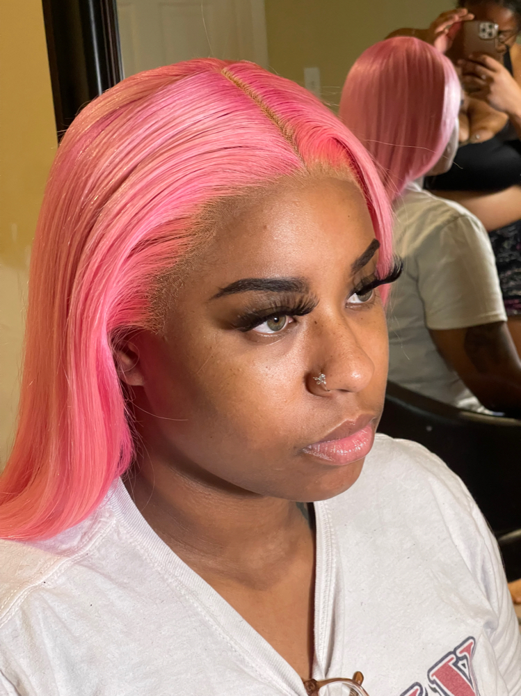 Custom frontal/extension coloring
