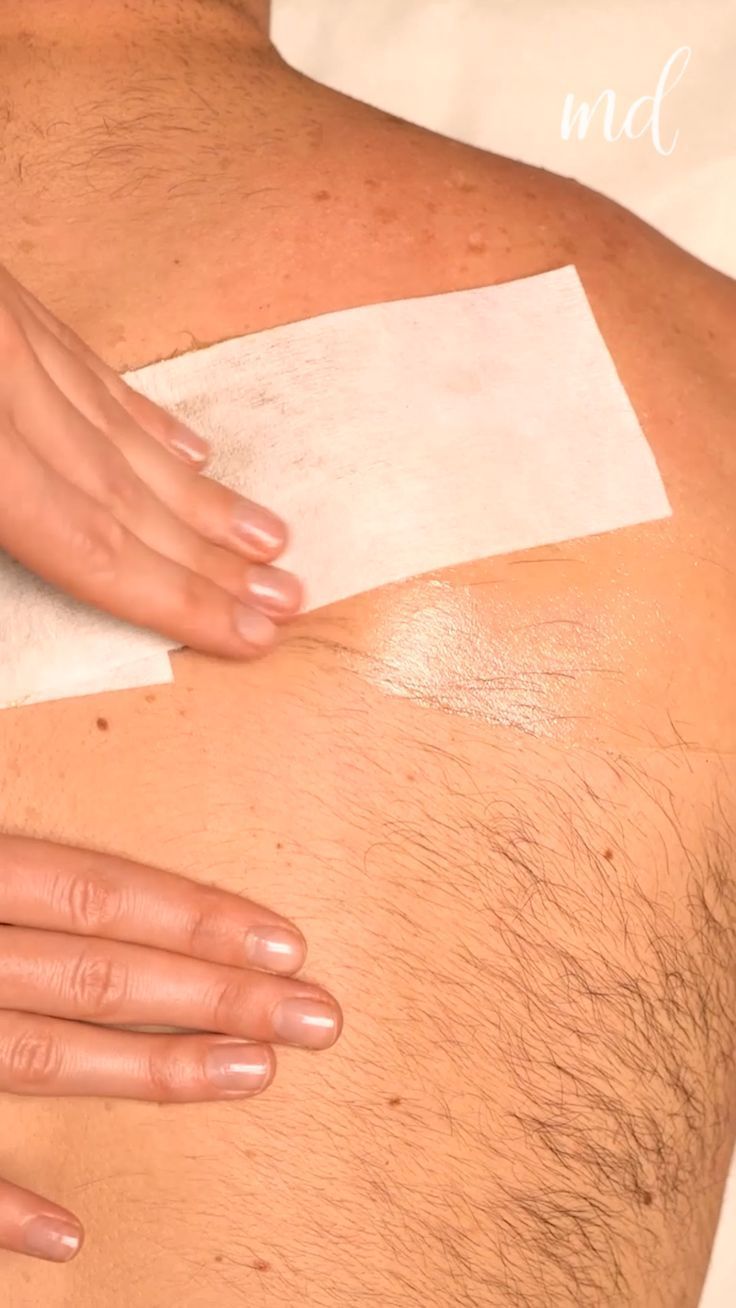 Men's Back Wax