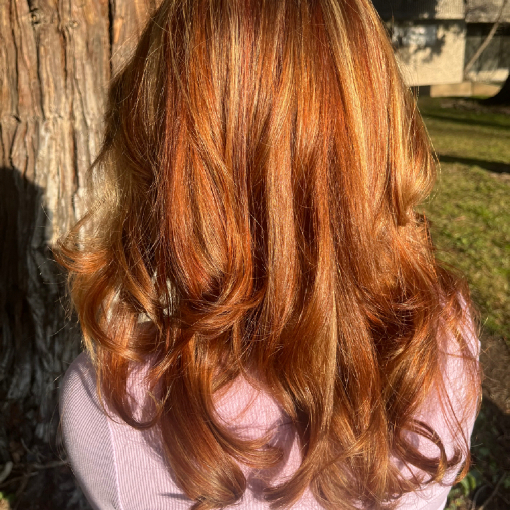 Custom Color at Mane Aura in Sacramento, CA