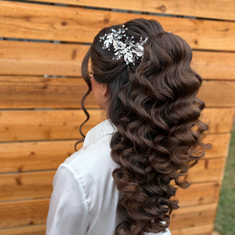 BRIDAL HAIR at Hairstylesbymirna in Houston Texas, TX