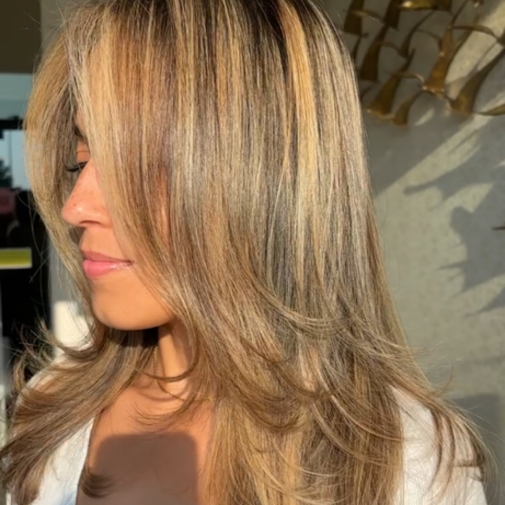 Half Highlight at Tela’s Hair Lounge in Woodstock, GA