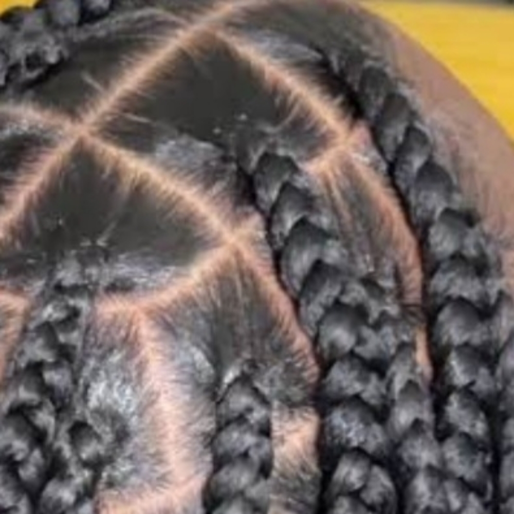 Knotless Box Braids- Large at Lady A's Braids & Weaves Studio LLC in Humble, TX