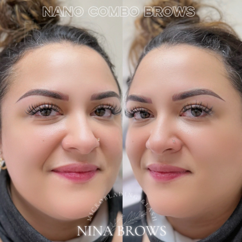 AFTER 8-12 MONTHS TOUCH UP at Brows By Nina in Hope Mills, NC