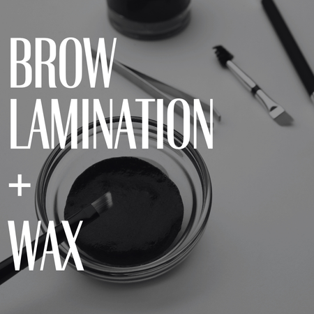 Brow Lamination + Wax