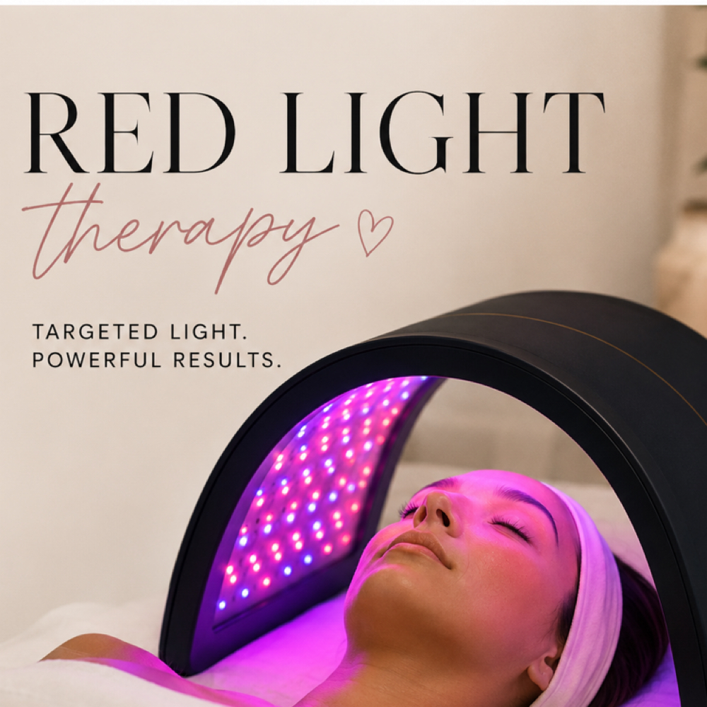RED LIGHT THERAPY ADD ON at Etched and Elegant in Corona, CA