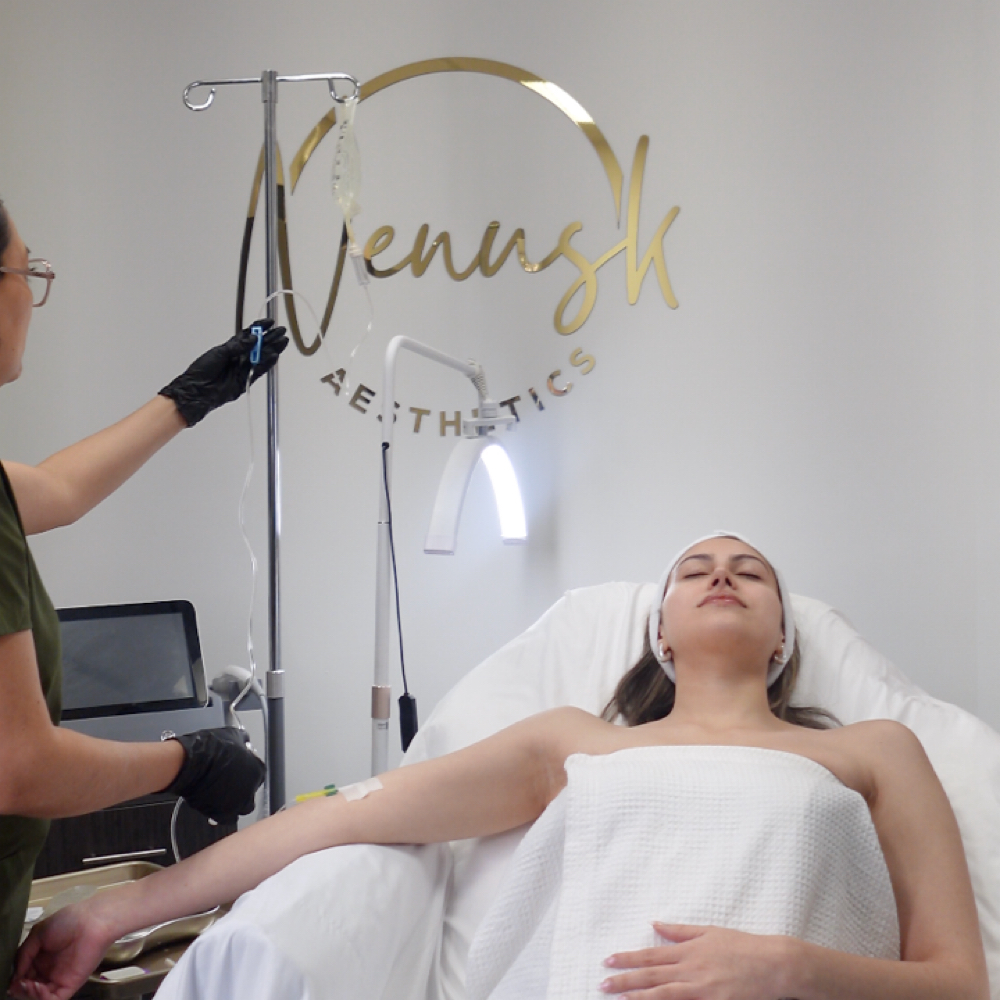 IV Therapy with NAD and B12 Complex at Nenusk Aesthetics in Long Island City, NY