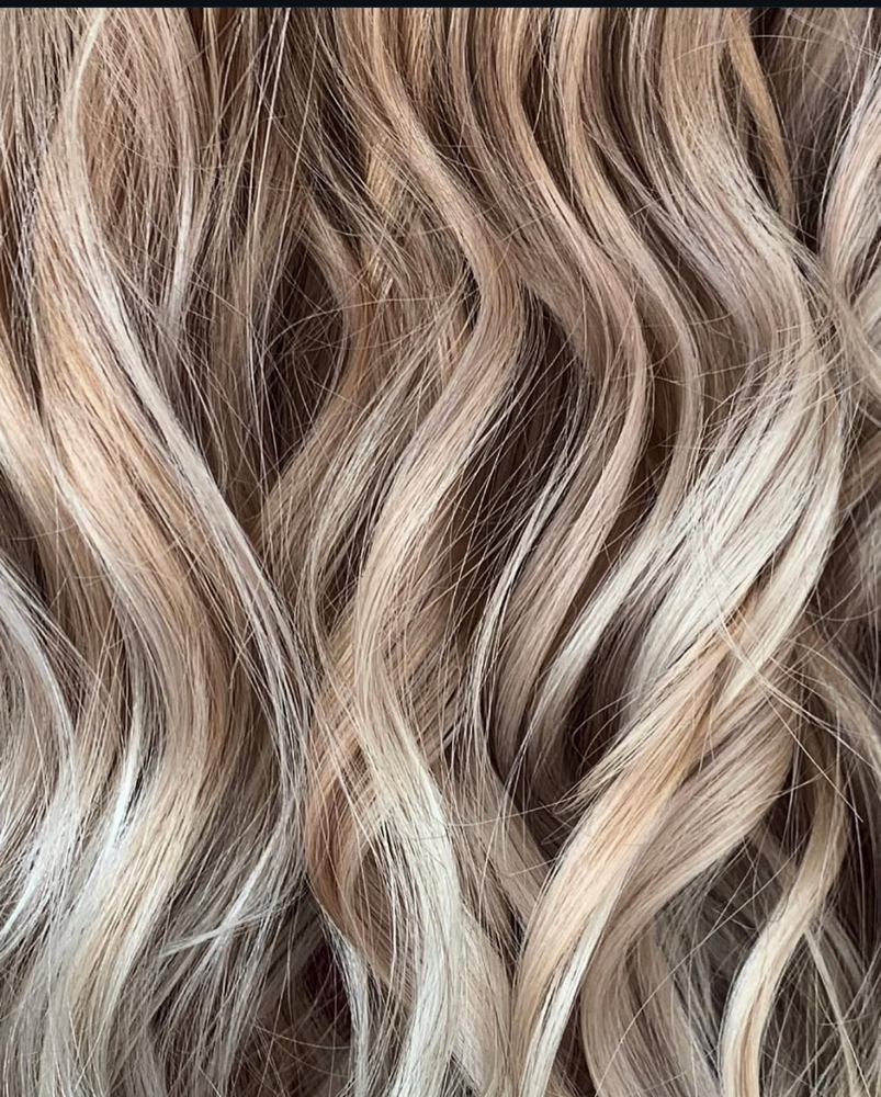 Shampoo, Cut, Roundbrush Style