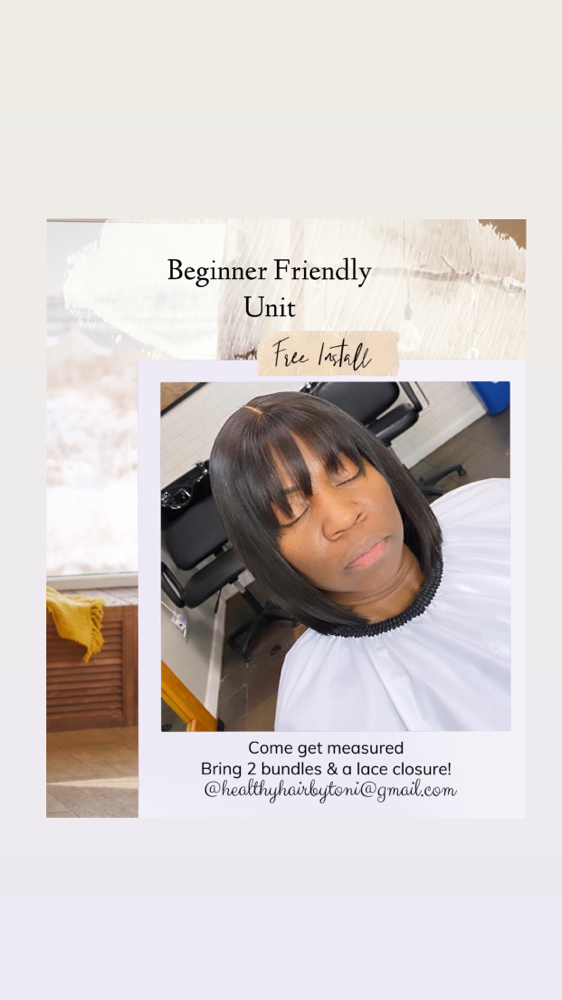 Beginner Fr Bob Wig  Free Install