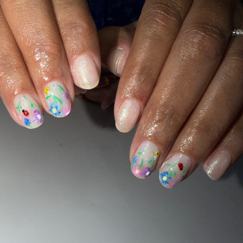 Hard Gel Overlay at Nails By Ashleigh V in Greenfield, IN