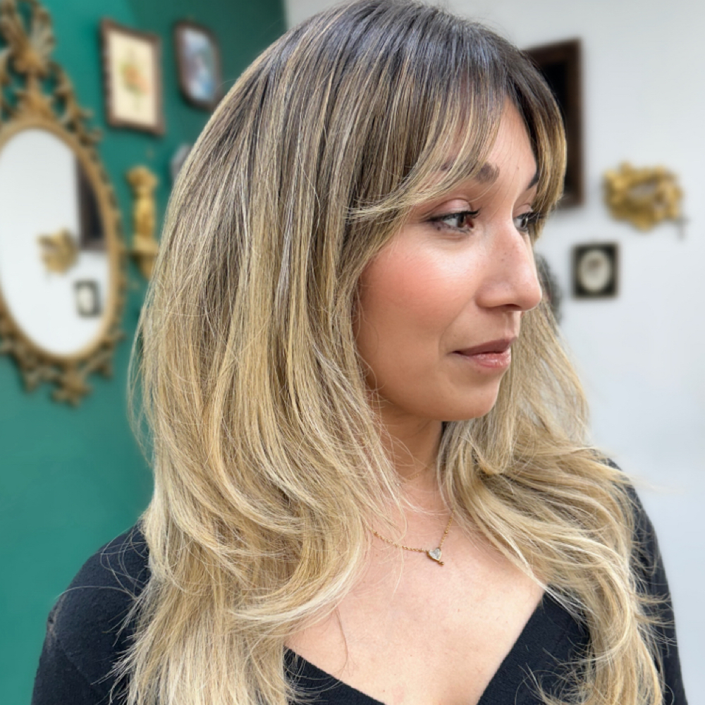 Full Highlight at Velvet Moon Hair & Nails Studio in Ventura, CA