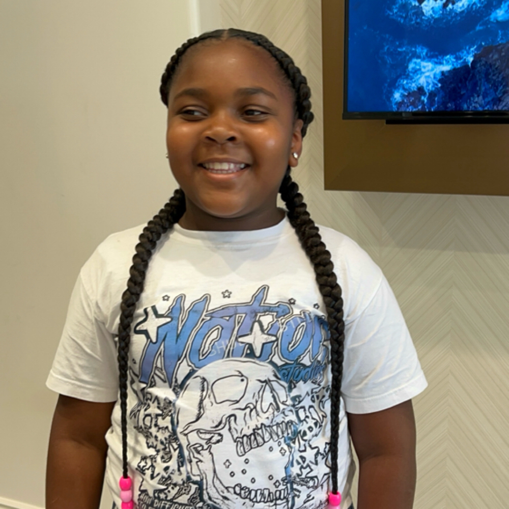 Kid’s 2 Braids (under 12) at CrownedinConfidencebykay in Inglewood, CA
