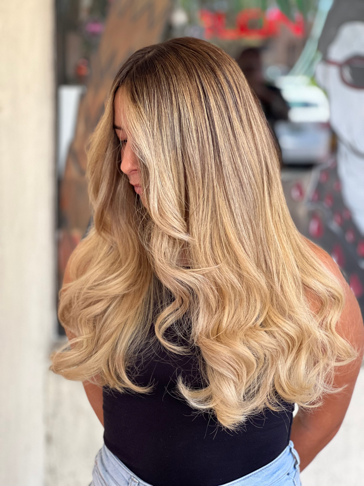 Blowdry With Curls