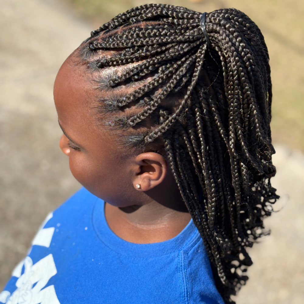 Box braids at HairByJaz in Lynn Haven, FL