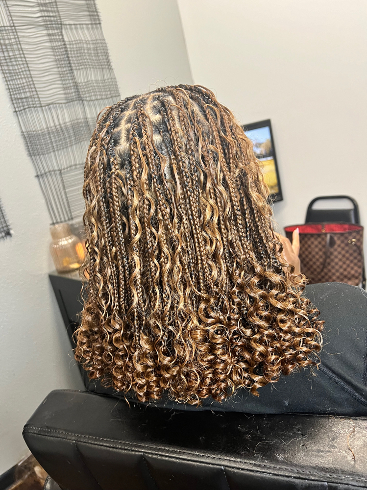 Boho Bob Knotless Braids