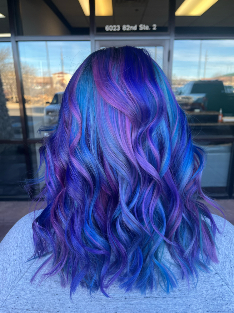 Custom Color at Beauty and the Beard in Lubbock, TX